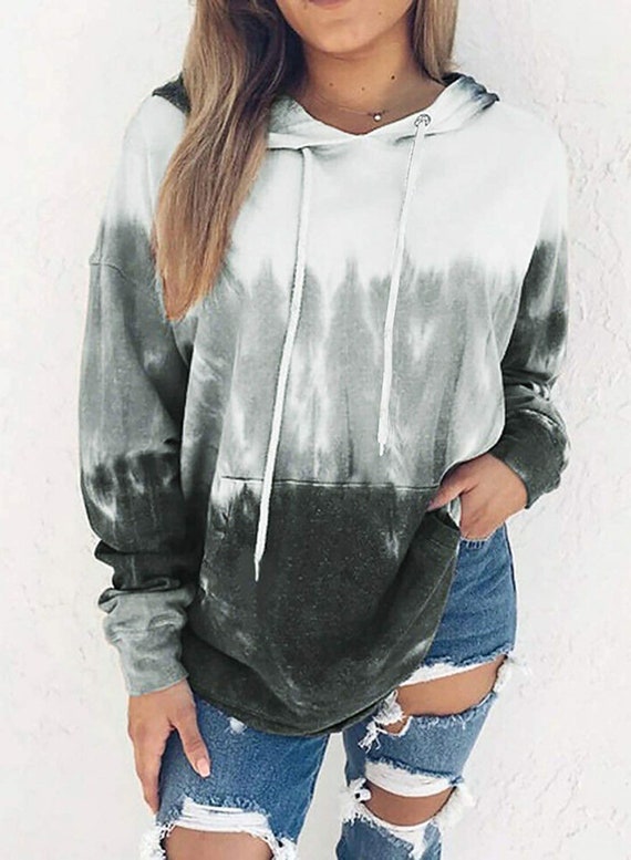 grey sweater tie dye
