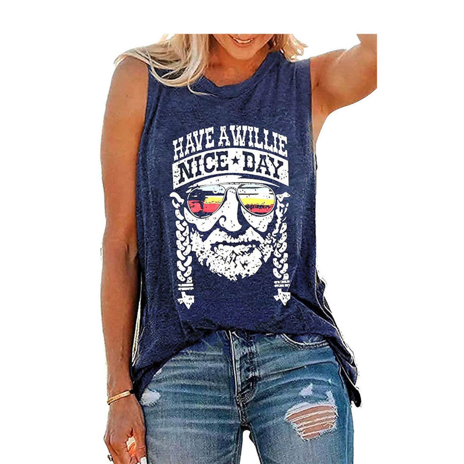Feelin' Willie Good Tank Top Tee Shirt Feeling Good Etsy