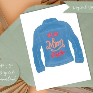 Printable Mother&#39;s Day Card, Mother&#39;s Day Card, Watercolor Mother&#39;s Day Card, Floral Card, Greeting Card, Printable, Digital, Download