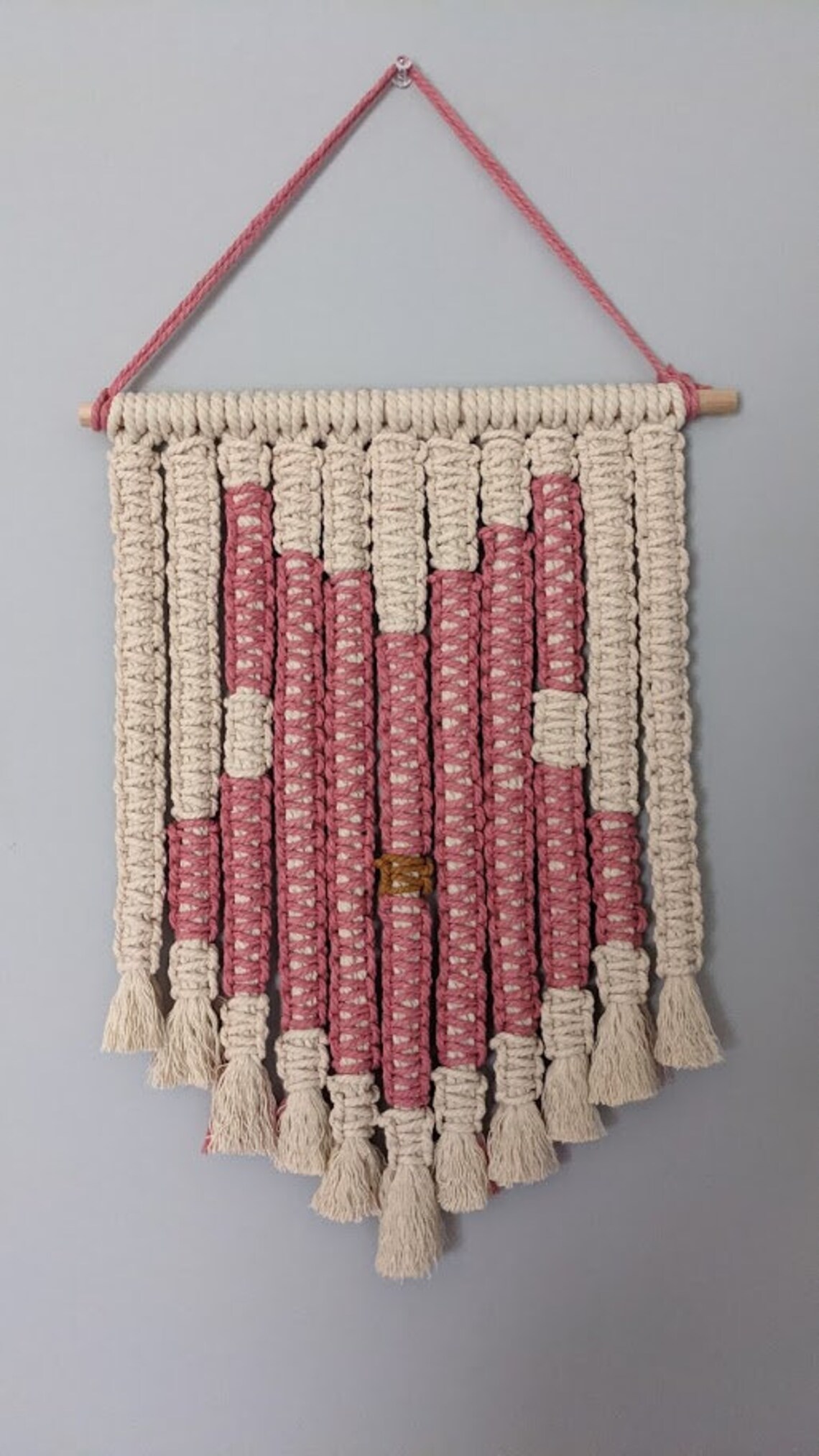 Macramé Wall Hanging Square Knots / Wall hangings/ Handmade / Etsy
