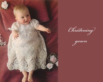 Ananaspatroon, gehaakte jurk voor babymeisje, vintage patroon, pdf-download in hoge resolutie