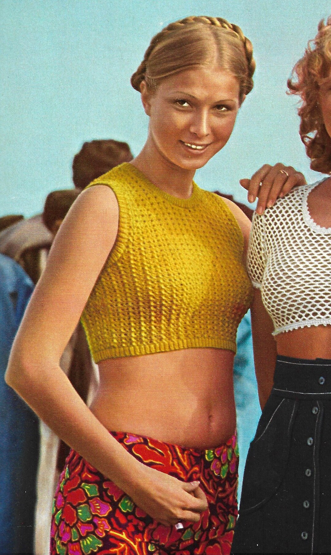 Late 1970s handmade stretch top