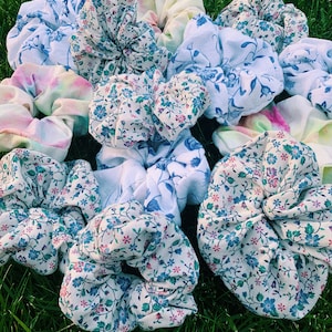 Handmade Upcycled Cottagecore Scrunchies