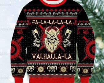 vikings ugly christmas sweater