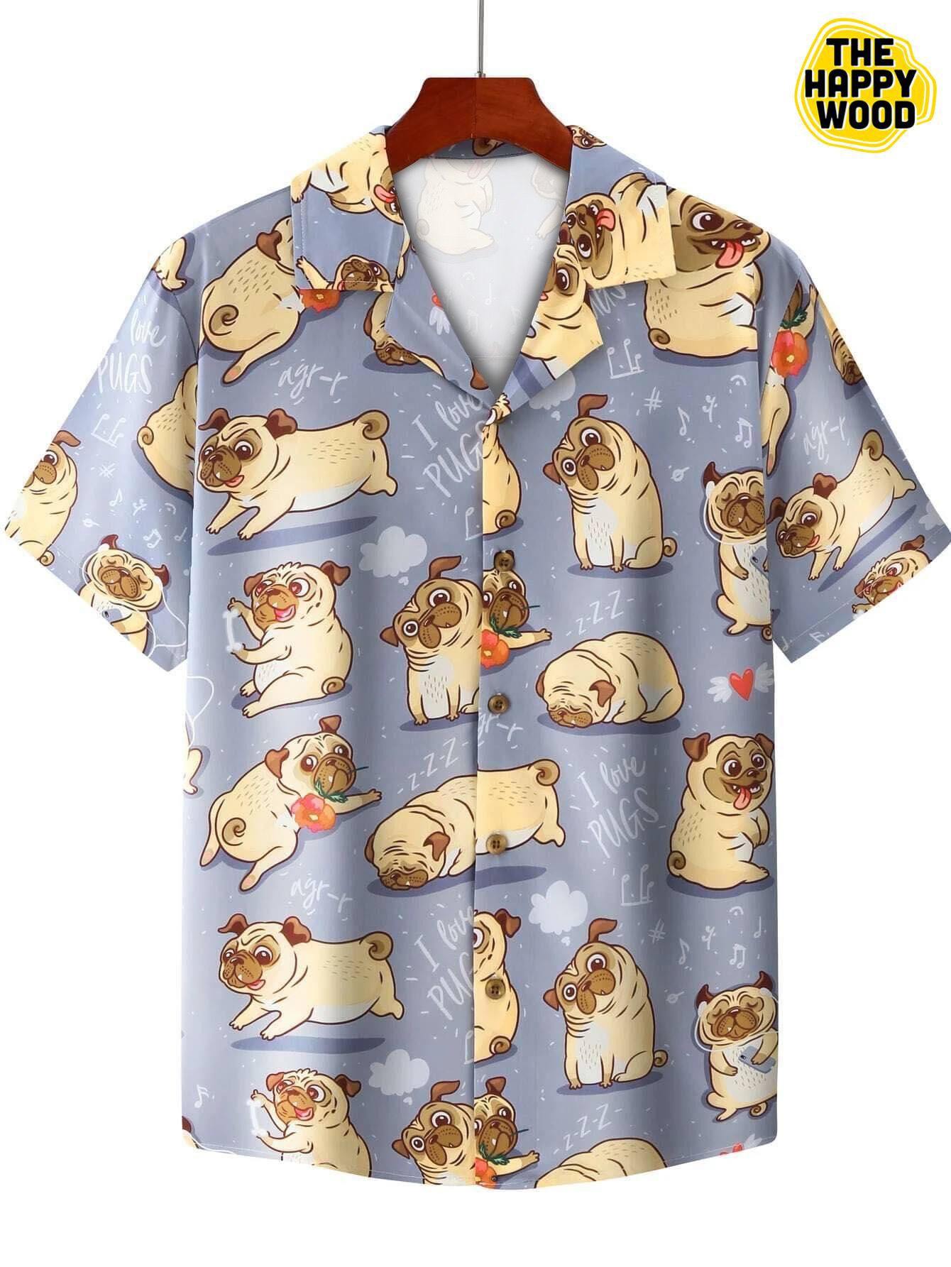pug shirt button up