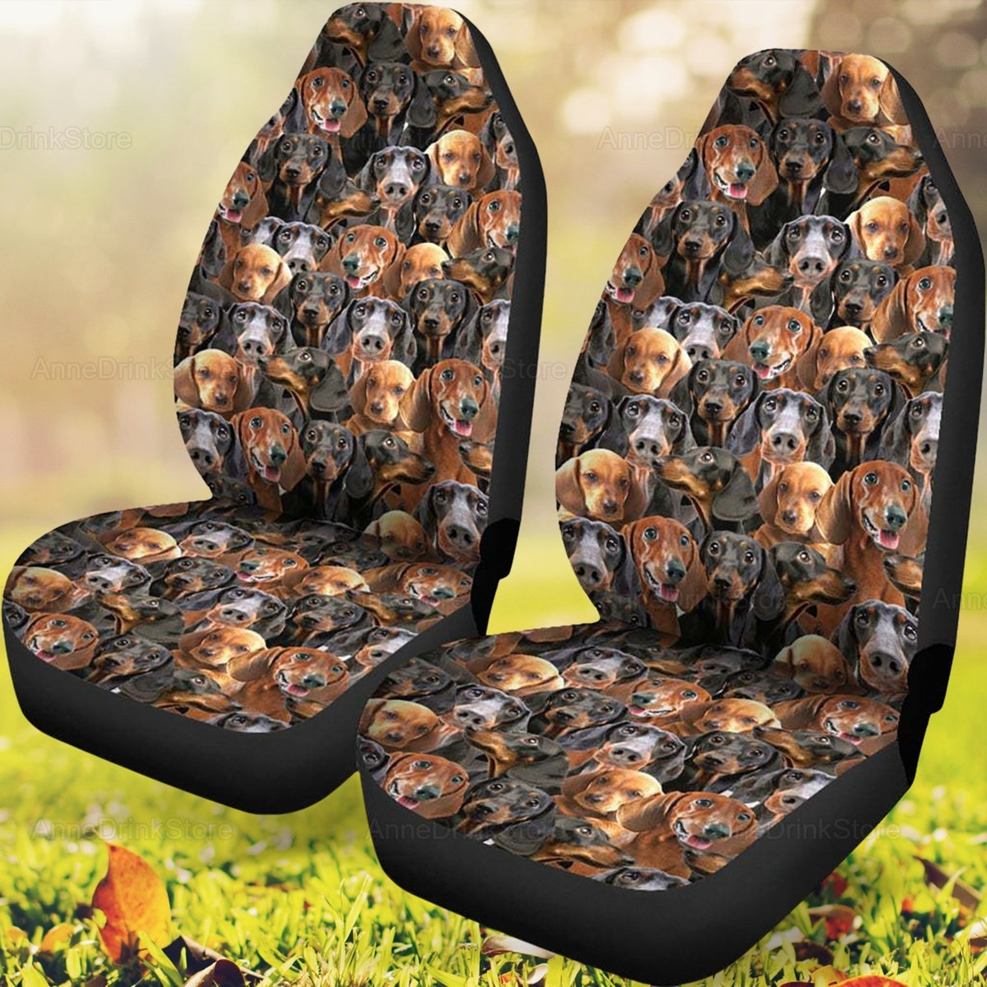 Discover Dachshund Car Seat Covers