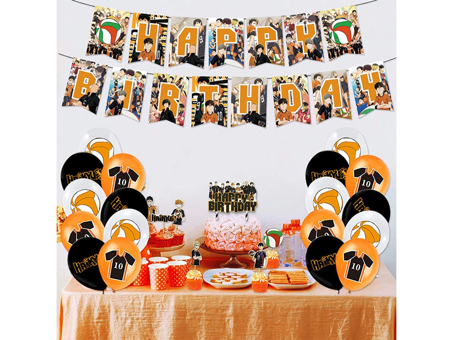 Birthday Party Decorations 44PCS Japanese Anime Favors Etsy