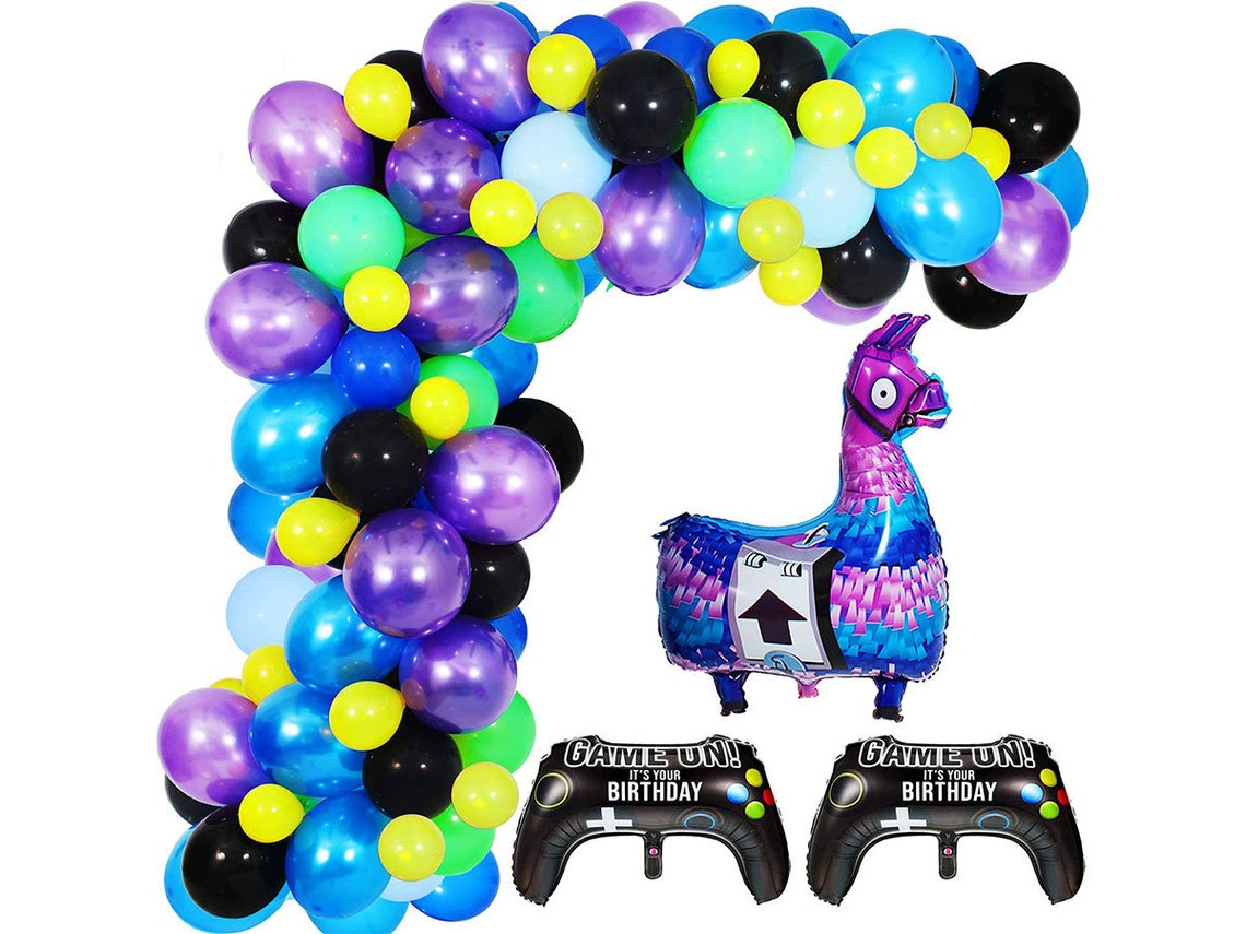 Video Game Party Balloon Garland Kit 113PCS 12Inch Balloon image 0