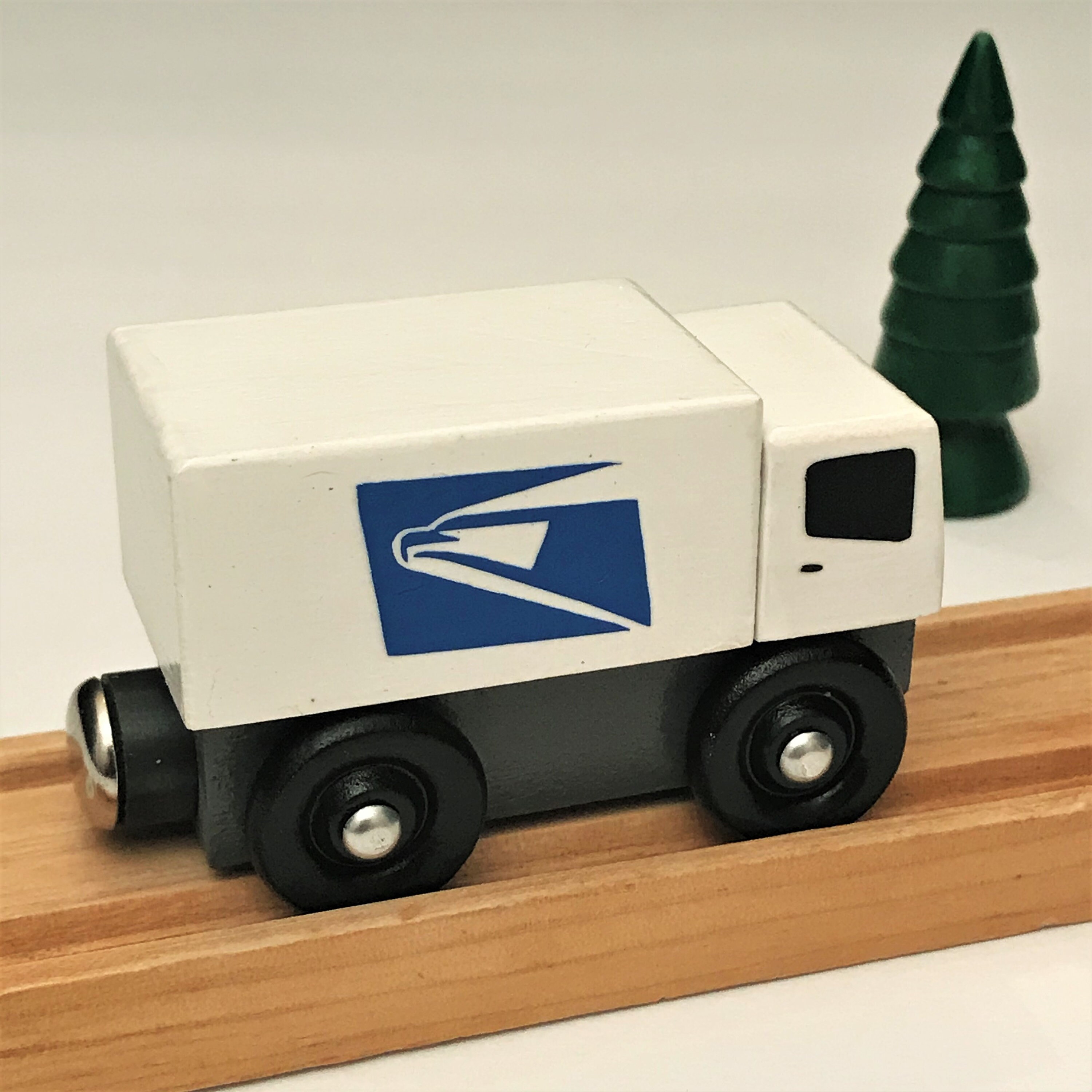 Wooden Toy Vehicle USPS Truck / Delivery Mail Truck Etsy