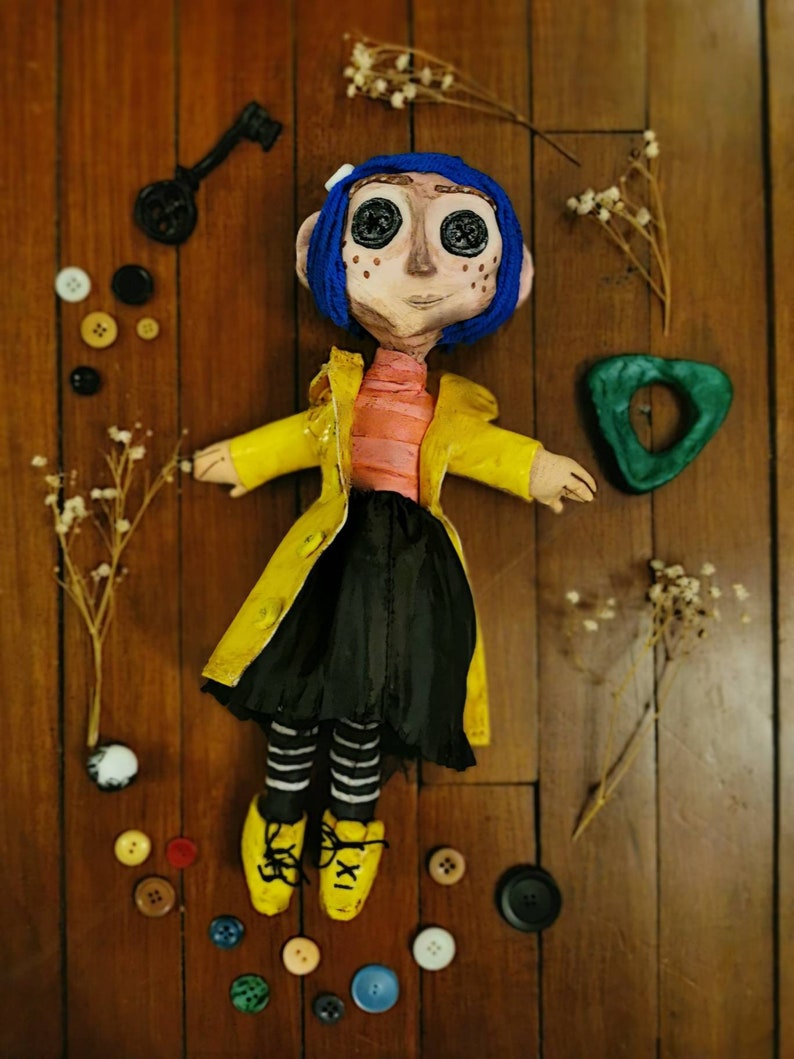 Coraline Doll Handmade Etsy