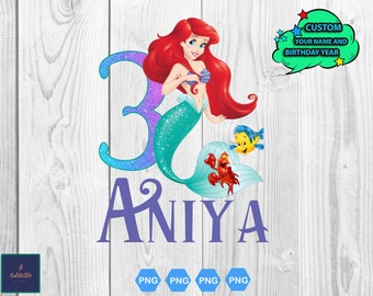 Free Free 60 Little Mermaid Birthday Svg SVG PNG EPS DXF File