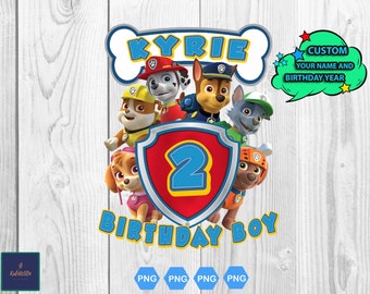 Download Paw Patrol Birthday Boy Svg Etsy