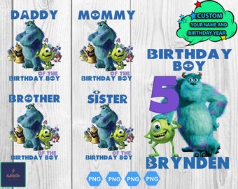 Download Monsters Inc Birthday Svg Etsy