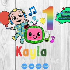 Download Cocomelon Birthday SVG Cocomelon Family Birthday Svg 1st ...