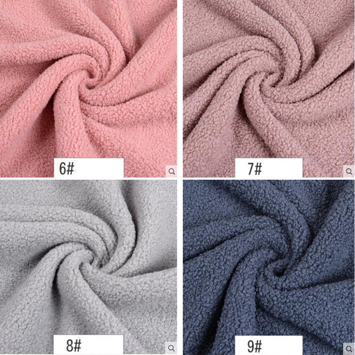 Teddy Plush Fabric Imitation Cashmere Fabricfleece Fabric Etsy UK