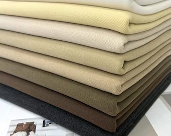 Woolen Fabric, Faux Wool Fabric, Stretch Woolen Fabric, Thick Twill Star Woolen Fabric, Coat Fabric, Autumn Winter Fabric, By The Half Yard