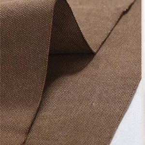 Retro Canvas Stoff, 16 Unzen Gewaschener Canvas Stoff, Baumwollstoff, Halbe Meter