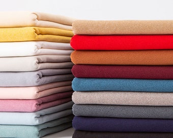 Knitted Ribbed Fabric, Brushed Stretch Fabric, Warm Clothing, Bottoming Shirt, Home Wear,   Self-Heating, Knitted Fabric, By The Half Yard