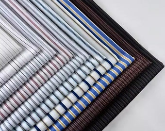Tissu de doublure à rayures, Tissu de doublure de costume à rayures simples, Tissu de doublure de manches, Tissu de doublure de poche, Tissu de doublure de sac, mètre carré