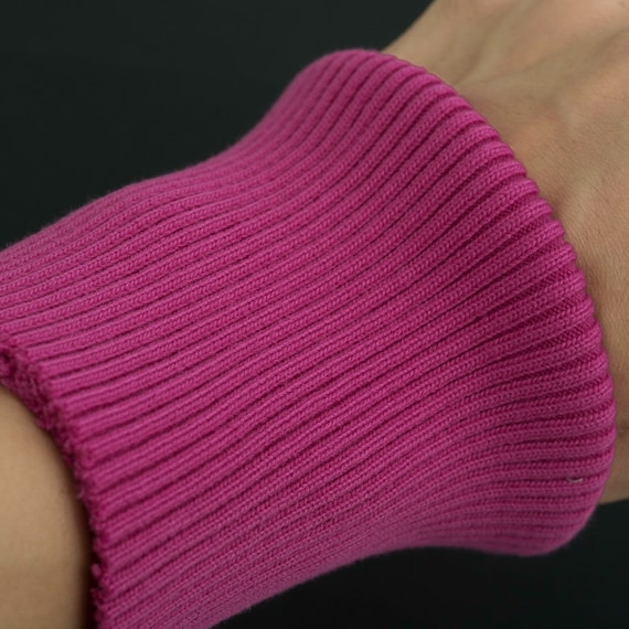 Finished Knitted Ribbed Cuffs, Thick Elastic Accessories, Down