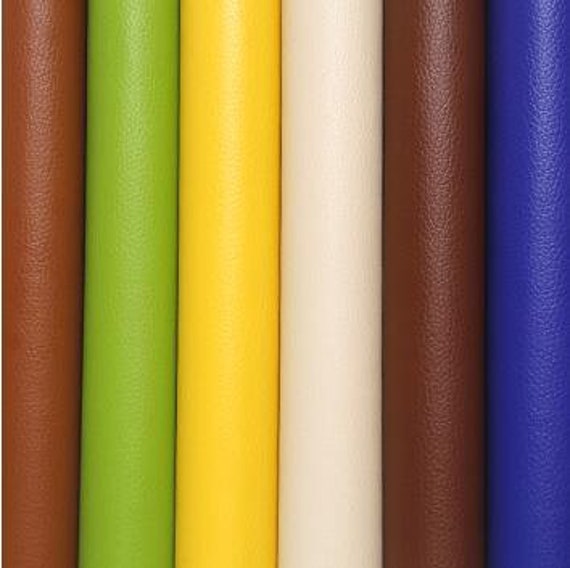 Self-Adhesive Leather Fabric, Upholstery leather, Seat Refurbished Decorative Leather,Band-aid Faux Leather Fabric, By the Half Yard