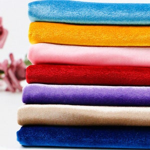 High-Grade Stretch Velvet, Velvet Fabric, Sewing Fabric, Upholstery Fabric,Curtain Fabric,By The Half Yard