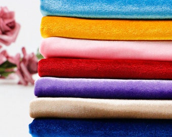 High-Grade Stretch Velvet, Velvet Fabric, Sewing Fabric, Upholstery Fabric,Curtain Fabric,By The Half Yard