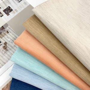 Cotton Corduroy Fabric, 100% Cotton 21 Wales  Corduroy Fabric, Solid Color Washed Corduroy Fabric, Jacket Coat Fabric, By The Half Yard