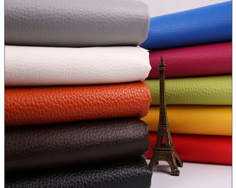 Large Litchi Pattern Leather, Sofa Leather Fabric, Upholstered Fabric, Car Interior Fabric, Artificial Leather, 39in*55in ,By The Yard