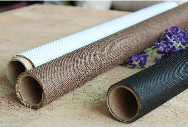 SelfAdhesive Linen Fabric Decorative Fabric for Books Etsy