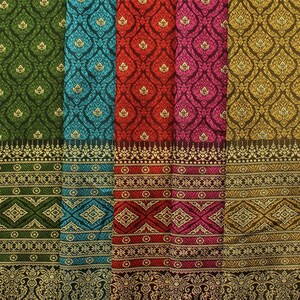 Jacquard Fabric, Ethnic Clothing Fabric, Tube Skirt And Short Skirt Fabric, By The Half Yard