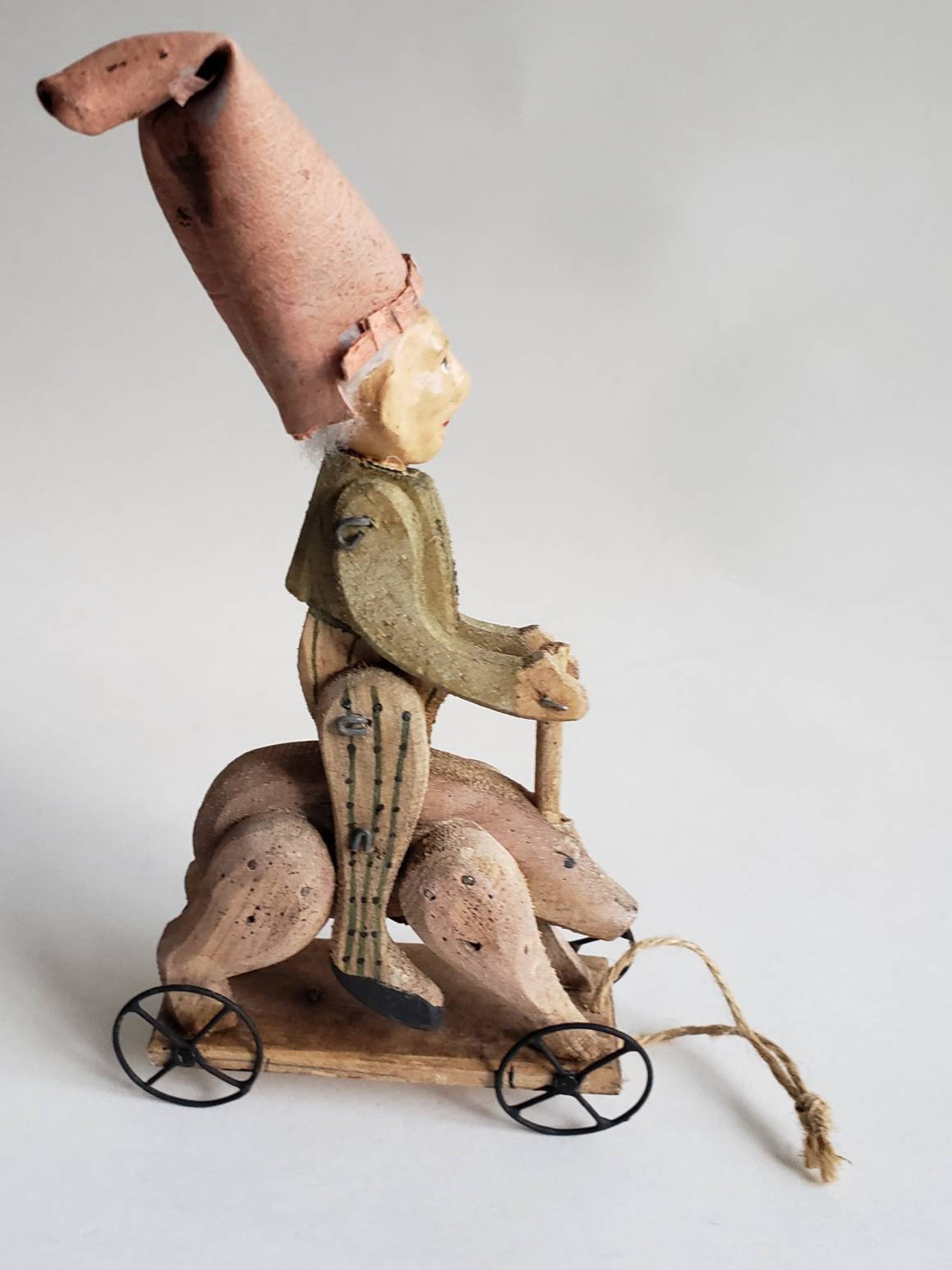 Antique Primitive Toys Folk Art Wooden Hand Carved Man on Etsy