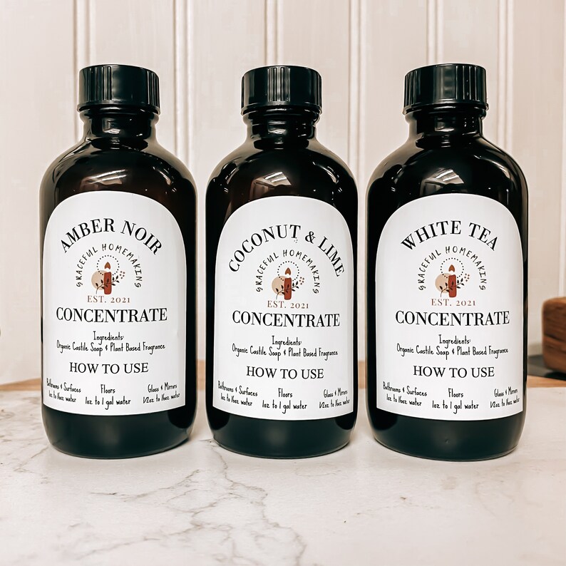 Complete Cleaning Kit Natural Cleaning Concentrates Castile Soap