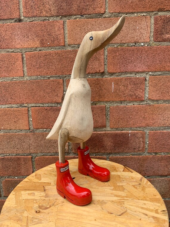 Duck with hunter wellies Clearance