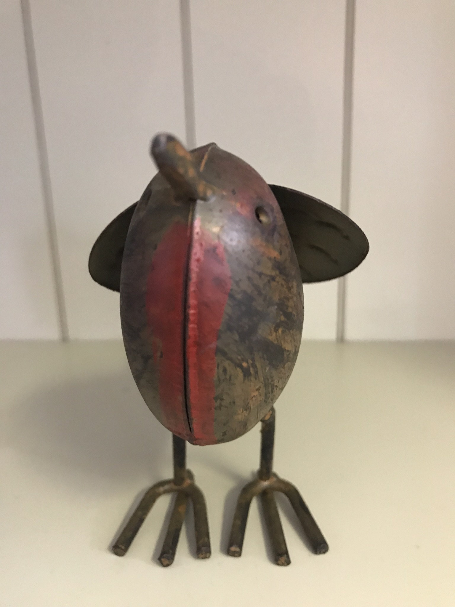 Set of 2 Handcrafted Metal Robin Home Garden Ornaments Etsy UK