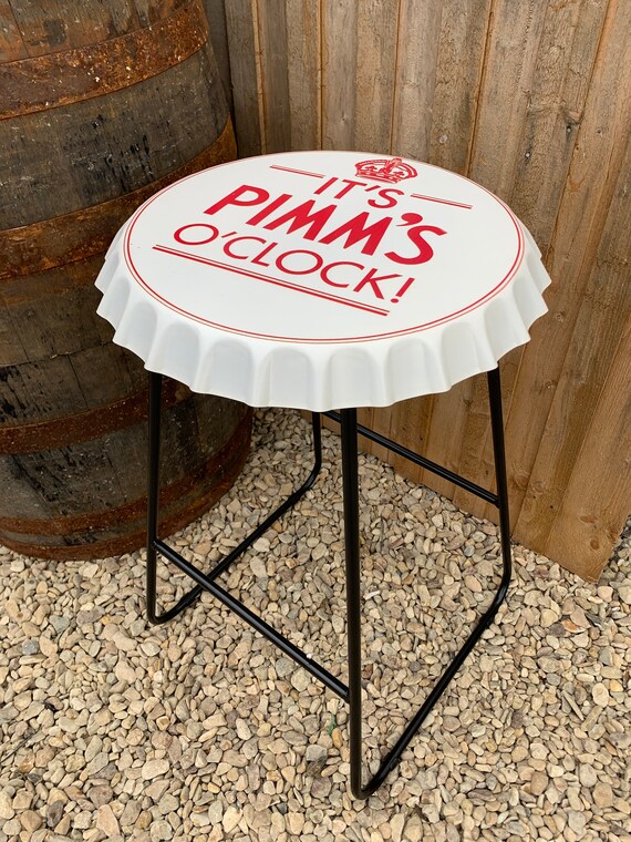 Pimms OClock Bottle Top Bar Stool Etsy