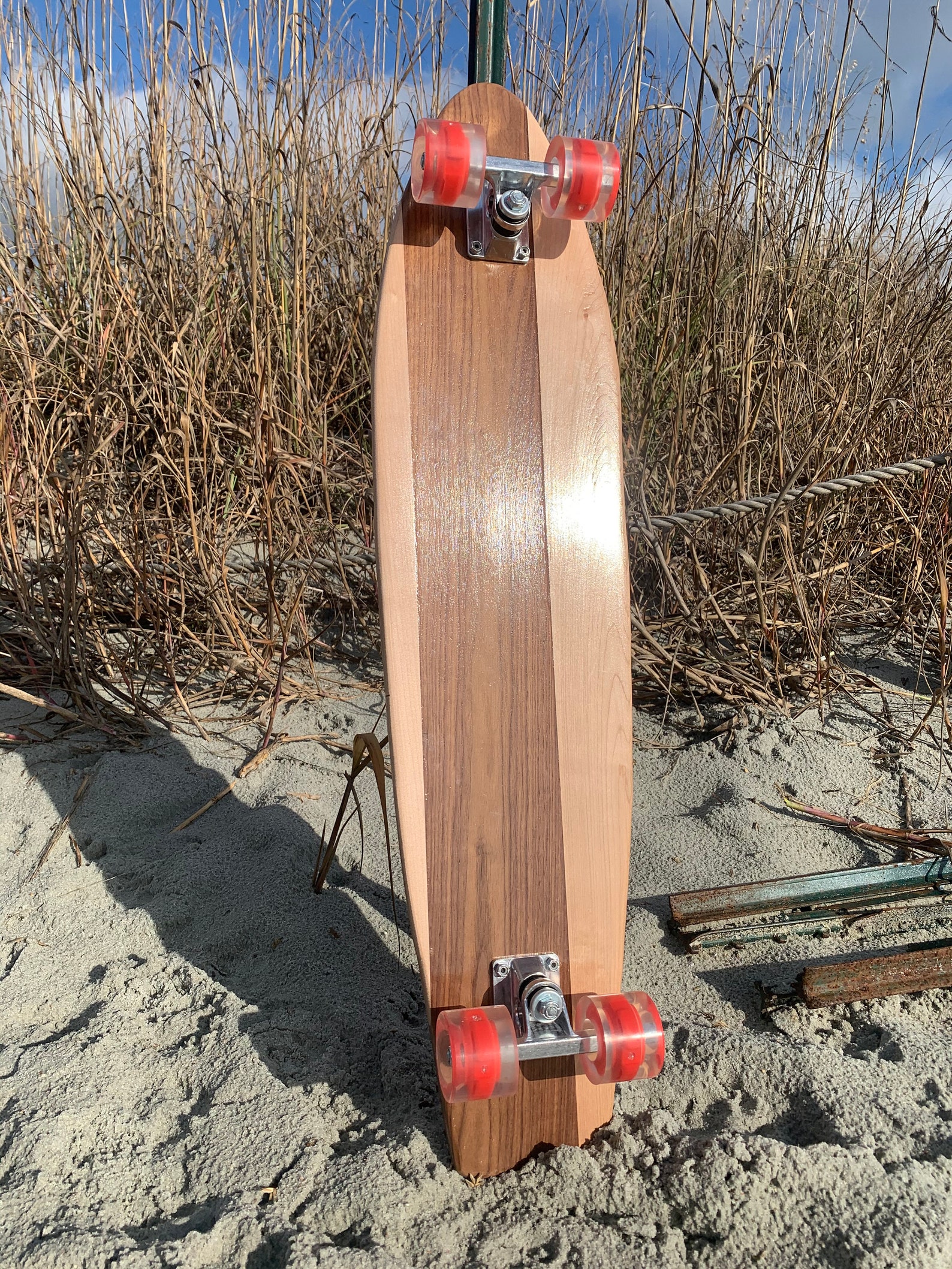 Longboard Cruiser Board 36 long made of walnut and Etsy