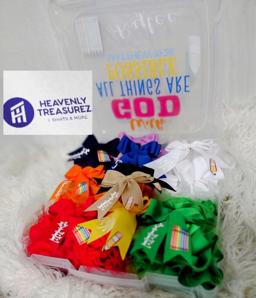 Heavenly Treasurez box of bows & socks