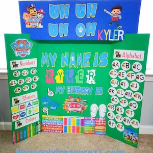 Learning Boards for toddlers | Etsy