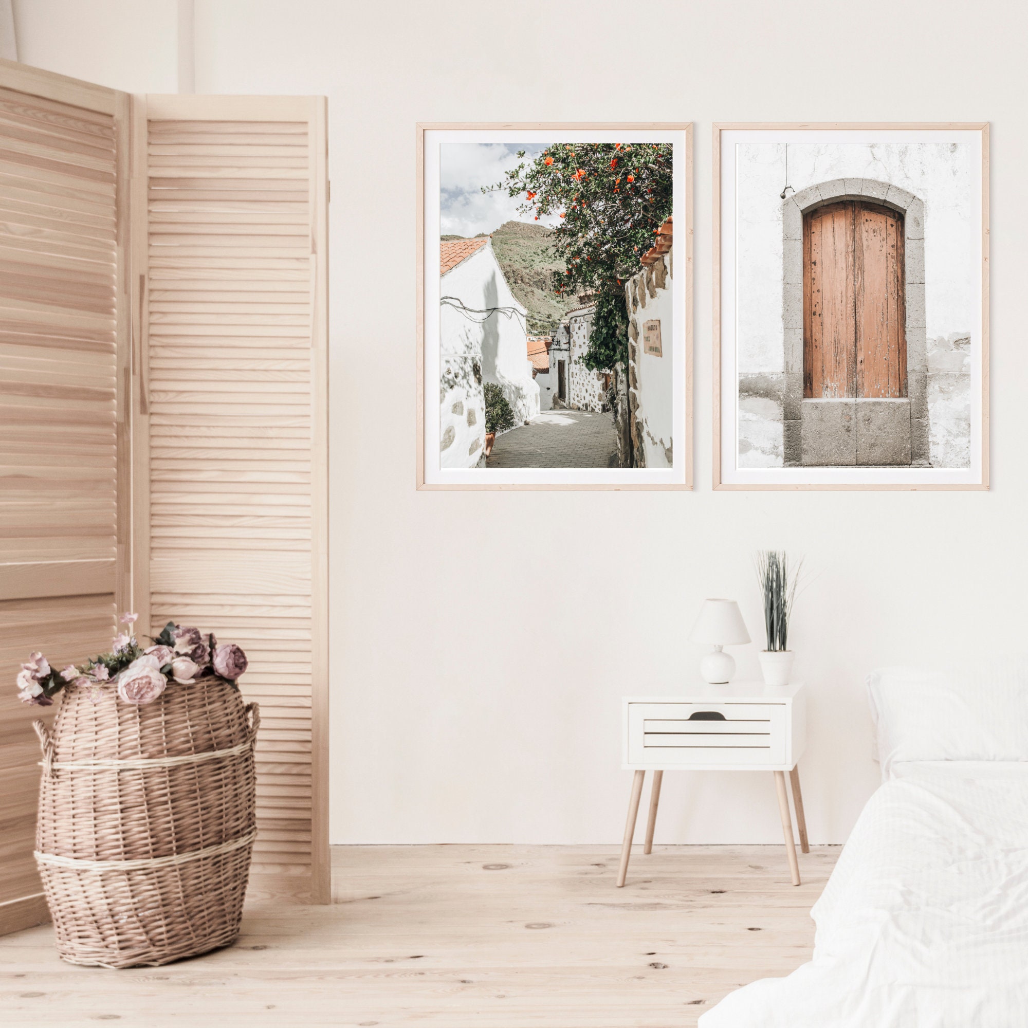 Orange and Green Wall Art Set of 2 Photography Art Set of 2 Etsy