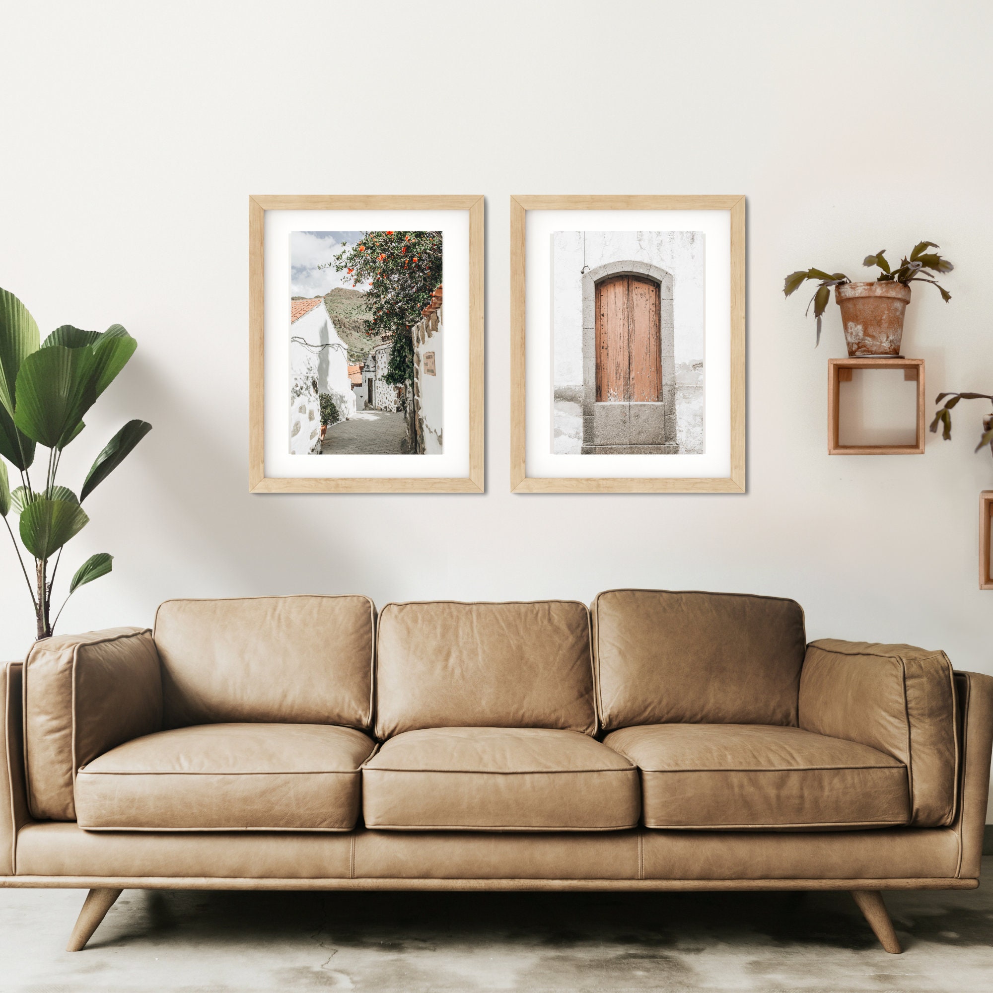 Orange and Green Wall Art Set of 2 Photography Art Set of 2 Etsy