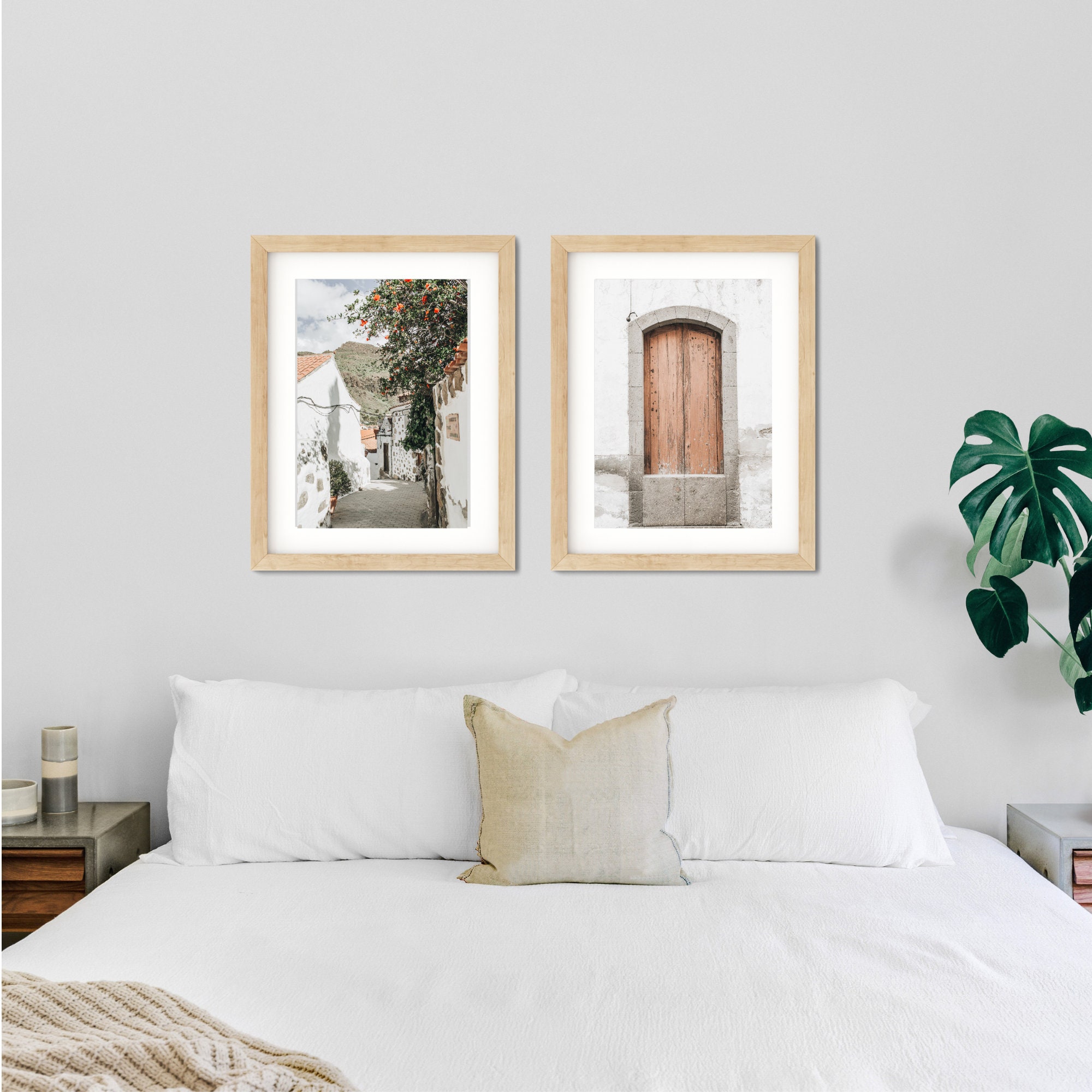 Orange and Green Wall Art Set of 2 Photography Art Set of 2 Etsy