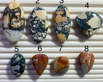 AONE CALIDAD MALIGANO Jasper Piedra preciosa suelta Natural Maligano Jasper Cabujón Piedra preciosa para hacer joyas