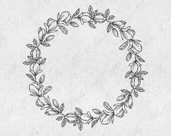 Download Magnolia Flower Svg Etsy