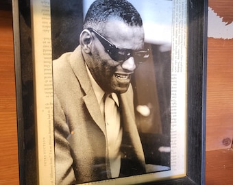 Ray Charles (foto enmarcada)