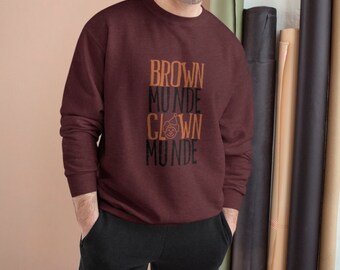 brown munde sweater