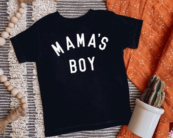 Mama’s Boy Toddler T-Shirt, Kids Shirt For Boy Moms, Toddler Tee Shirt, Baby Boys Gift, Mommy And Son Matching