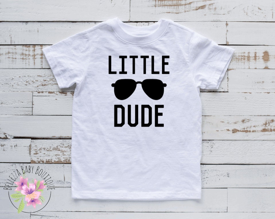 Little Dude Baby Boys Onesie Toddler Shirt Minimalist Funny Etsy UK