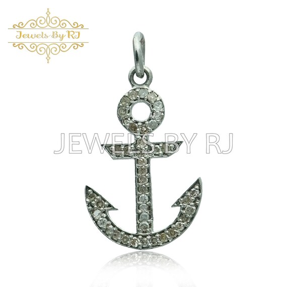 Pave diamond charms clearance