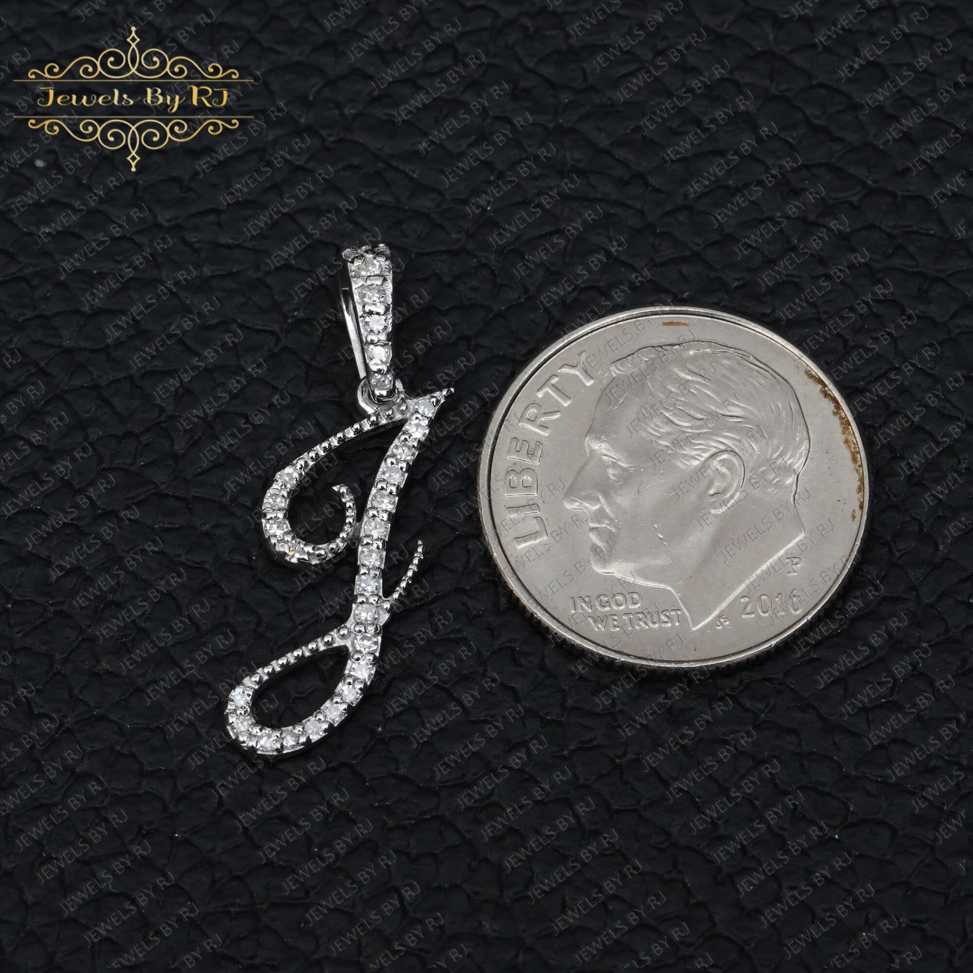 J letter pendant design best sale